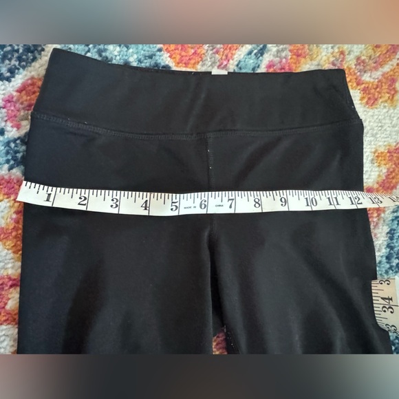 Girls - 90 Degrees, black leggings size M (10) - Picture 6 of 7